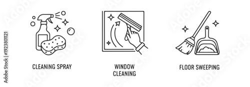 Clean surface editable stroke outline icons set isolated on white background flat vector illustration.