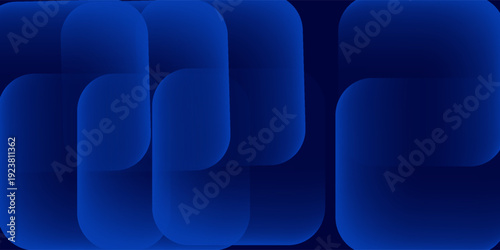 Wallpaper Mural Abstract dark blue geometric background. Dynamic shapes composition. Cool background design for posters. Vector illustration Torontodigital.ca