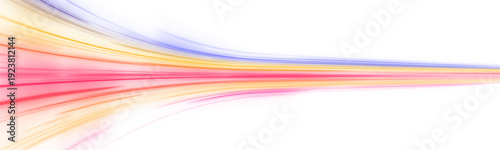 Yellow, magenta and blue light waves spiral like fiery comets, creating energetic trails that symbolize speed and innovation. PNG
