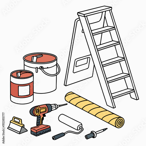 Of construction tools and equipment for renovation