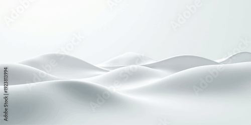 Elegant abstract white silk and satin background featuring soft smooth waves and light gray curves for a professional fabric textile wallpaper design