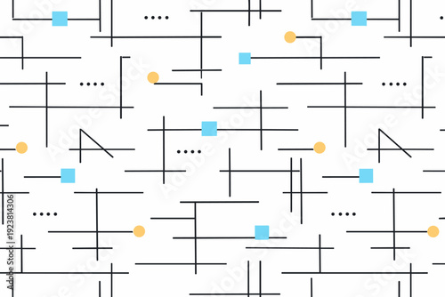 Geometric line background. Straight and angled lines forming a minimal grid-like repeat with modern clarity. Clean and confident abstract