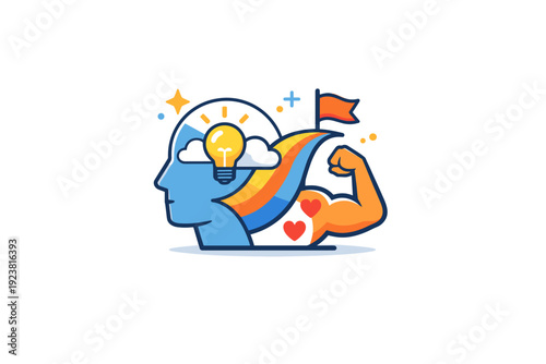 Creative problem solving for mental resilience presenting imagination as a healthy way to navigate stress and challenges. A clear and