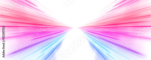 Cyan and pink light streaks twist dynamically, forming flowing trails of futuristic speed, innovation, and digital motion. PNG