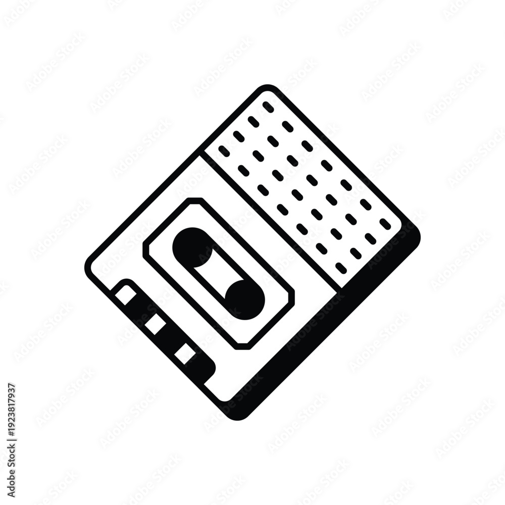 Obraz premium Tape Recorder vector icon