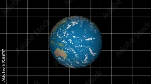 world globe icon rotation animation line, planet. Go to web Internet flat symbol icon Web Click planet Earth. icon motion graphic Animation