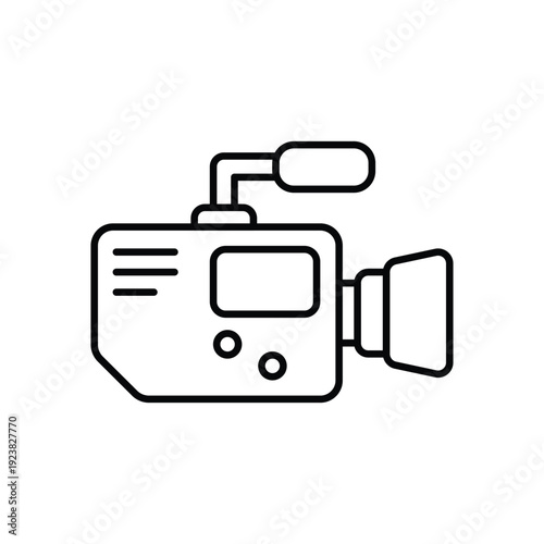 Camcorder  vector icon