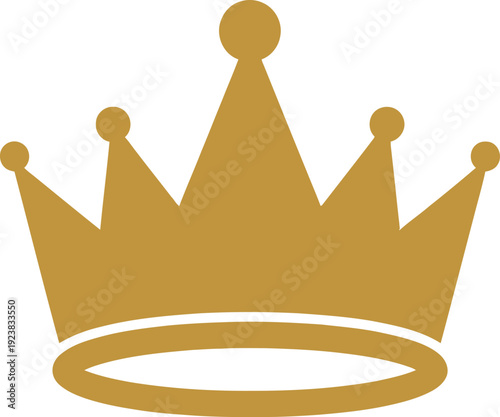 Golden crown icon