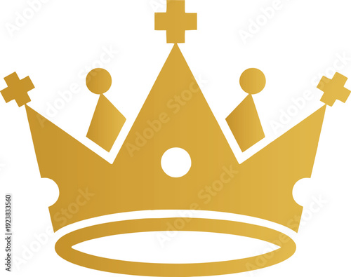 Golden crown icon
