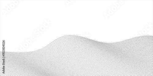 Abstract Grid Landscape: A minimalistic, abstract landscape with a subtle grid pattern creating a sense of depth and form. The design evokes feelings of serenity, and clean lines. 