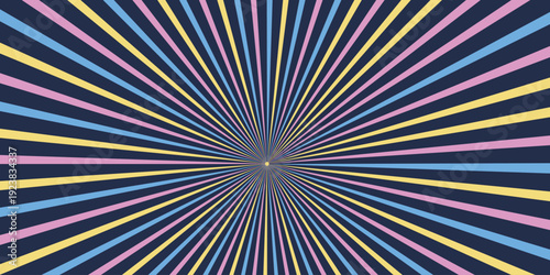 Abstract Colorful Radial Lines: A mesmerizing display of colorful radial lines emanates from a central point, creating a vibrant and dynamic visual experience.