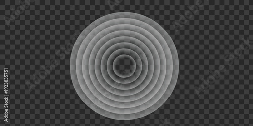 Abstract Ripple Pattern: A mesmerizing visual of concentric circles, creating an illusion of depth and movement on a neutral backdrop, offering versatile application for design concepts.