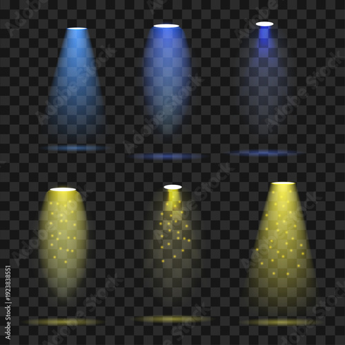 Spotlight Stage Light Effect Transparent Set