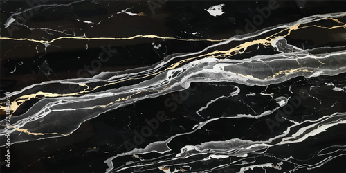 An abstract black and white texture captures the flowing liquid ripples and wet foam of an ocean wave's surface