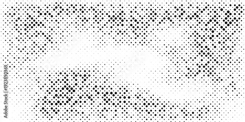 Black New Halftone Background Design