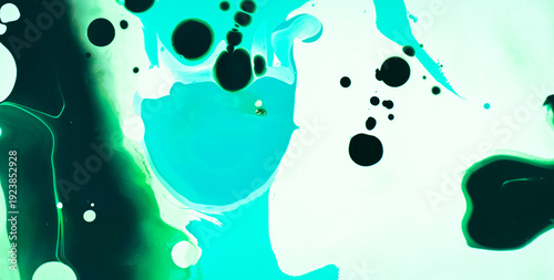 Contemporary Decorative Art with Blur Ink Gradation