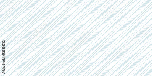 Seamless Wave Pattern, Hand drawn water sea vector background. Wavy beach print, curly grunge paint lines, watercolor stripes