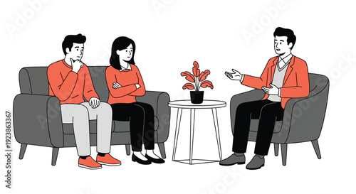 Couple Consulting with Professional Advisor