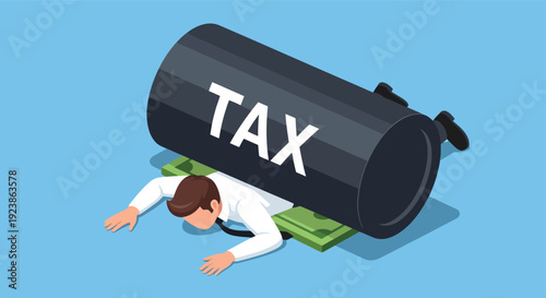 Man Crushed by Tax Burden Losing Money