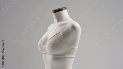 Women Cotton Underwear Product Showcase on White Background 4K