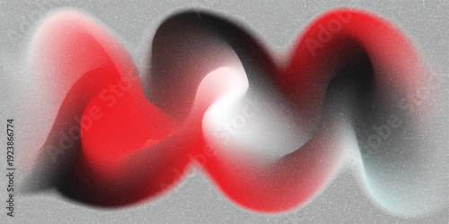 Vibrant abstract black  red and white gradient design with smooth transitions and creative texture  suitable for backgrounds  artistic expressions  and modern presentations