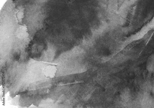 Wallpaper Mural Gray abstract background in watercolor Torontodigital.ca