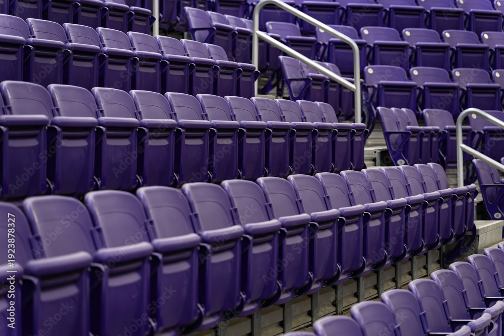 Fototapeta premium Empty seats in an auditorium