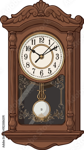 Antique  pendulum clock