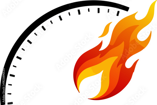 High Speed Flame Indicator Gauge Icon