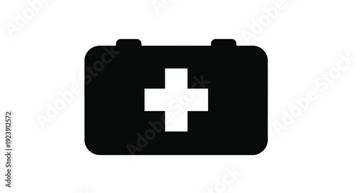 A black car battery icon with a white plus sign silhouette