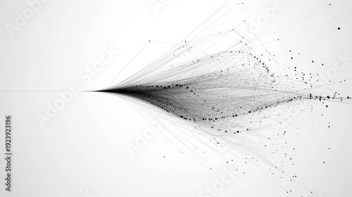 Abstract Data Visualization with Flowing Lines and Particles
