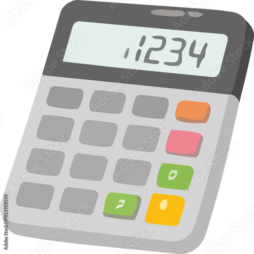 계산기,기계,회색,파랑,주황,학용품,비지니스,회사,은행,수학,산수
