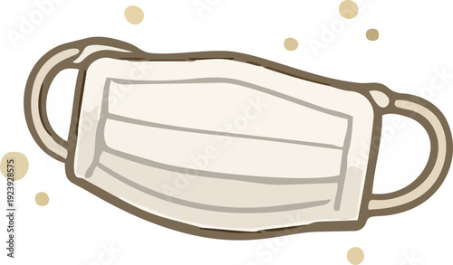 마스크,위생,보호,아이보리,단순한,환경,공기,황사,미세먼지,감기,감염,건강,폐,보건