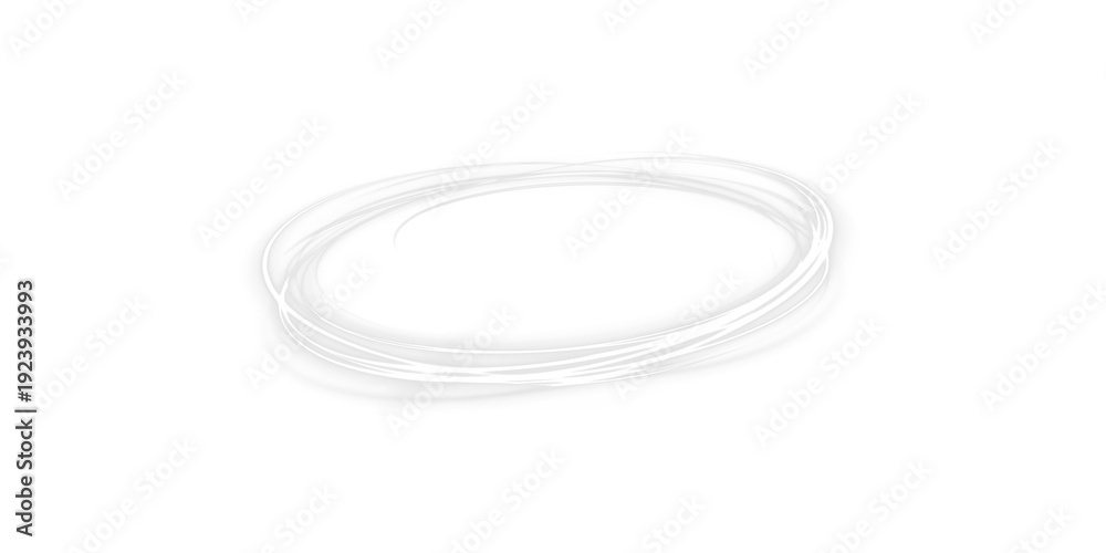 Fototapeta premium Floating neon rings collide softly, producing glowing fragments. Tiny sparks orbit the shapes in synchronized motion. The composition exudes energetic rhythm.