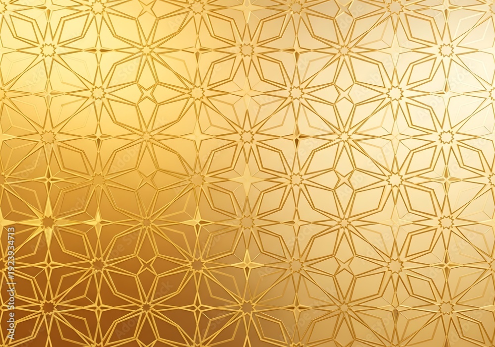 Fototapeta premium Golden Floral Pattern Luxury Background Gold Texture.