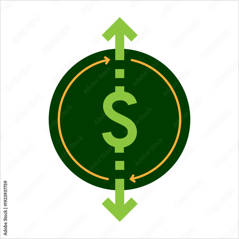 Obraz premium Cash Flow Icon Y_2102001