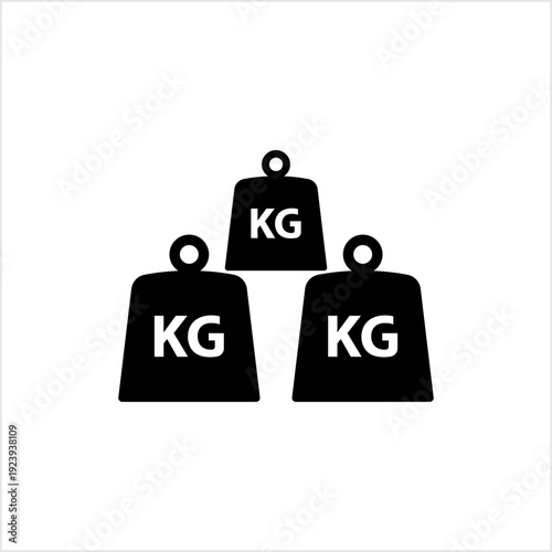 Weight Icon, Weight Kilogram Icon