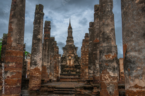 Wallpaper Mural architectural element in the Sukhothai Historical Park in central Thailand Torontodigital.ca
