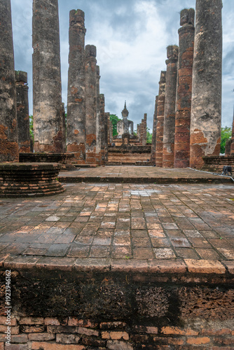 Wallpaper Mural architectural element in the Sukhothai Historical Park in central Thailand Torontodigital.ca