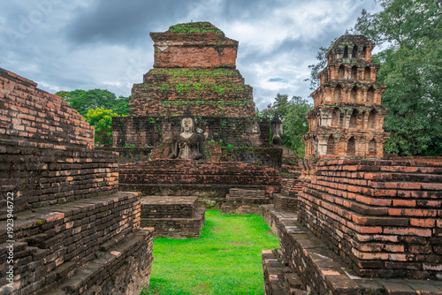 Wallpaper Mural Buddha at historical park ot the town of Sukhotai ,in Thailand Torontodigital.ca