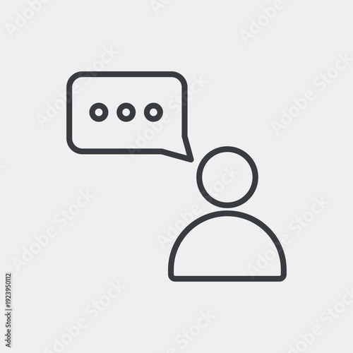 Customer feedback icon set in flat and strokes. Suitable for graphic projects. EPS10