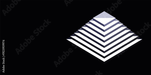 Premium 3D Obsidian Micro-Data Cluster Hero Asset with Isometric Hardware Relief and Luxury Quantum Processor Design