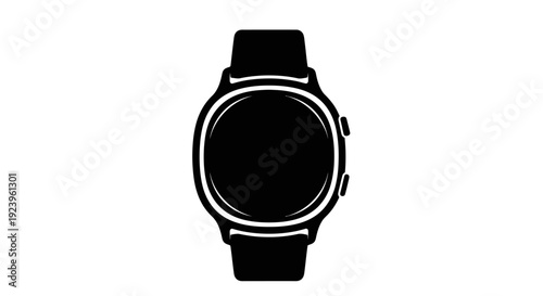 Smartwatch Device Front View.