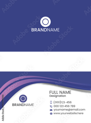 modern business card template