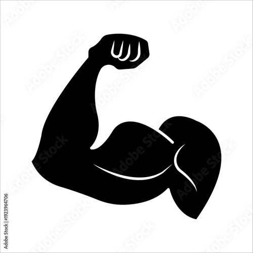 Strong hand line icon color editable