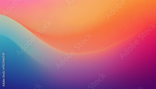 peach orange pink magenta blue purple abstract color gradient background grainy texture