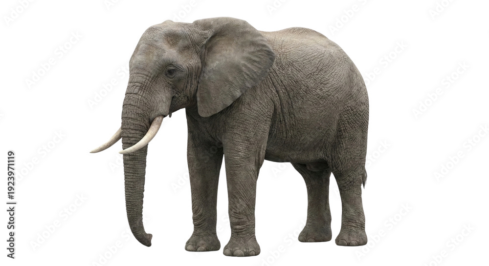 Fototapeta premium African elephant standing