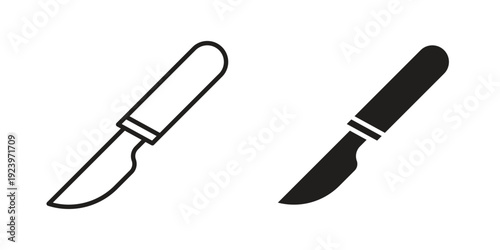 Scalpel icons suitable for infographics, websites and print media and interfaces. Line vector icon.