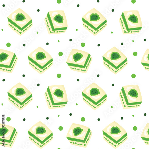Seamless baklava pattern ideal for packaging textiles backgrounds branding