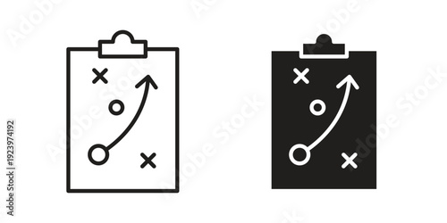 Strategy icons suitable for infographics, websites and print media and interfaces. Line vector icon.